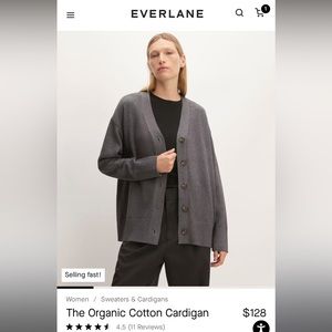 Everlane cotton cardigan